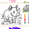 Zoo Animal Coloring Book