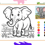Zoo Animal Coloring Book