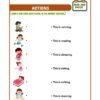 read and match worksheets for preschool kids