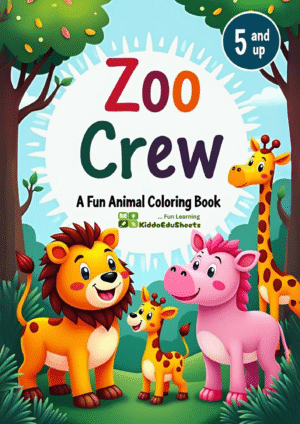 Zoo Animal Coloring Book