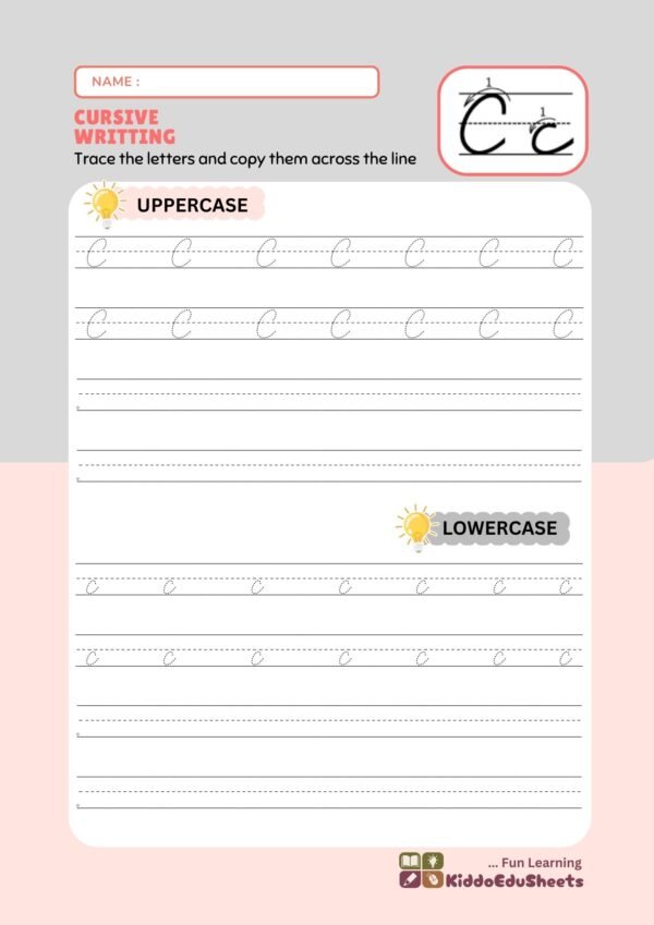 Cursive Handwriting Worksheets for Kids Ages 4–8