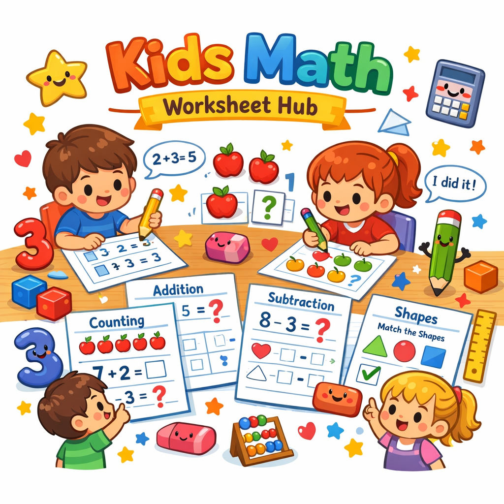 Kids-math-worksheets