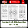 Skip Counting Worksheets