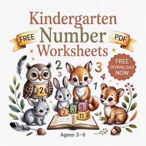 Kindergarten Number worksheets